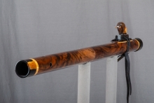 Walnut Burl Native American Flute, Minor, Low C-4, #P15G (5)